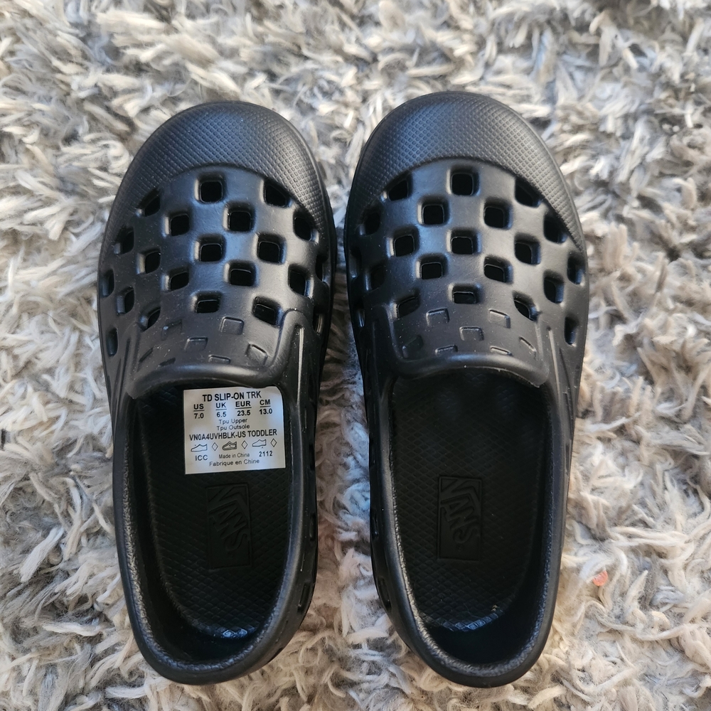 Toddler VANS Black Slip-On Shoes